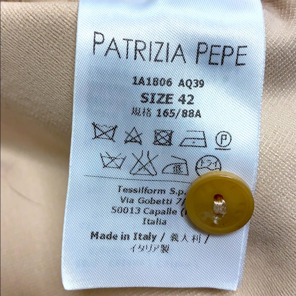 💥DRESS SALE💥 PATRIZIA PEPE SLEEVELESS DRESS IN CREAM - Picture 9 of 10